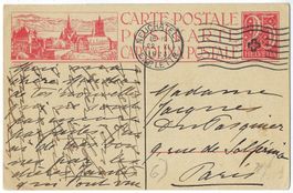 1923 Bildpostkarte Nr. 85-009 Bild LAUSANNE gest. Neuchâtel
