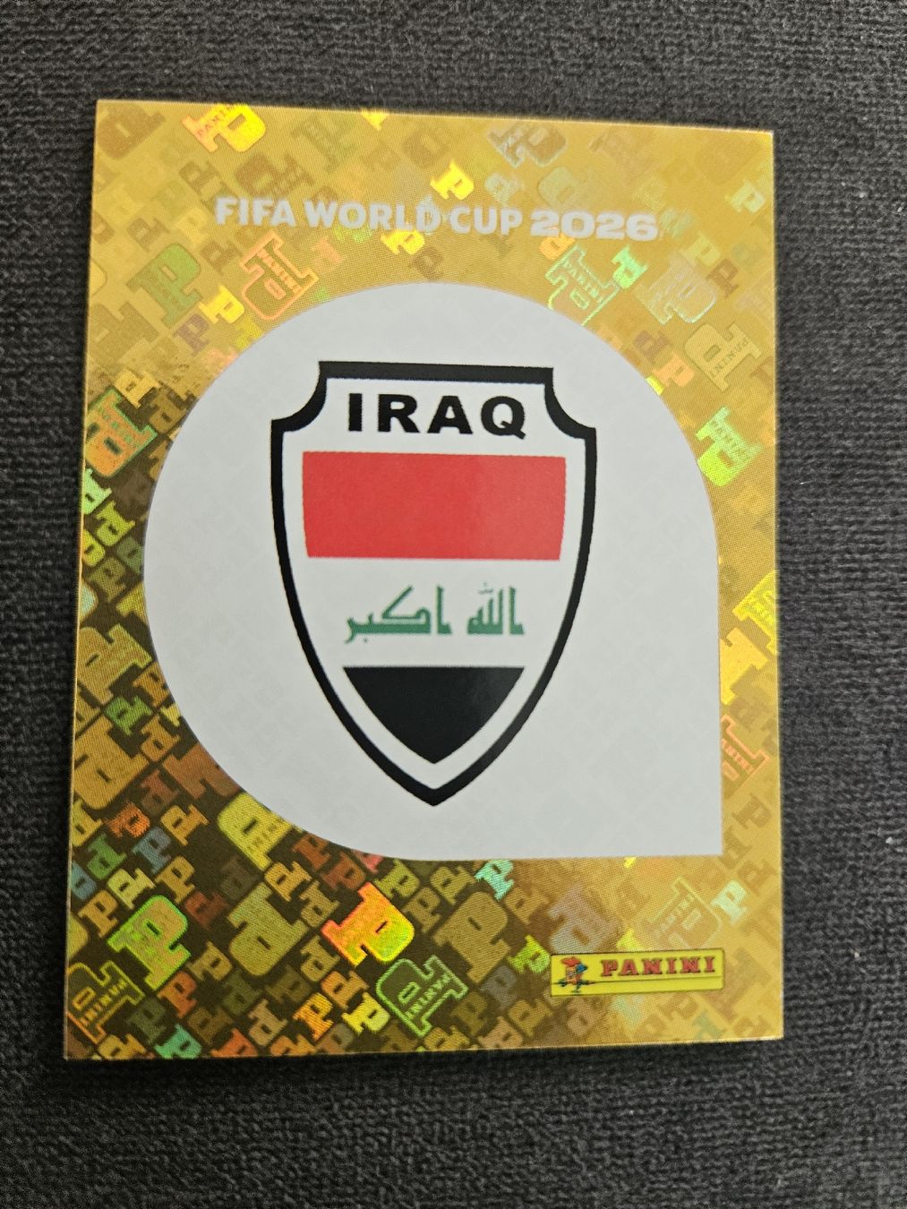 Panini Carte collezionabili: FIFA WM 2026 Sticker Irak Panini  – Nuovo (secondo la descrizione) da Würenlingen venduto da Dinli