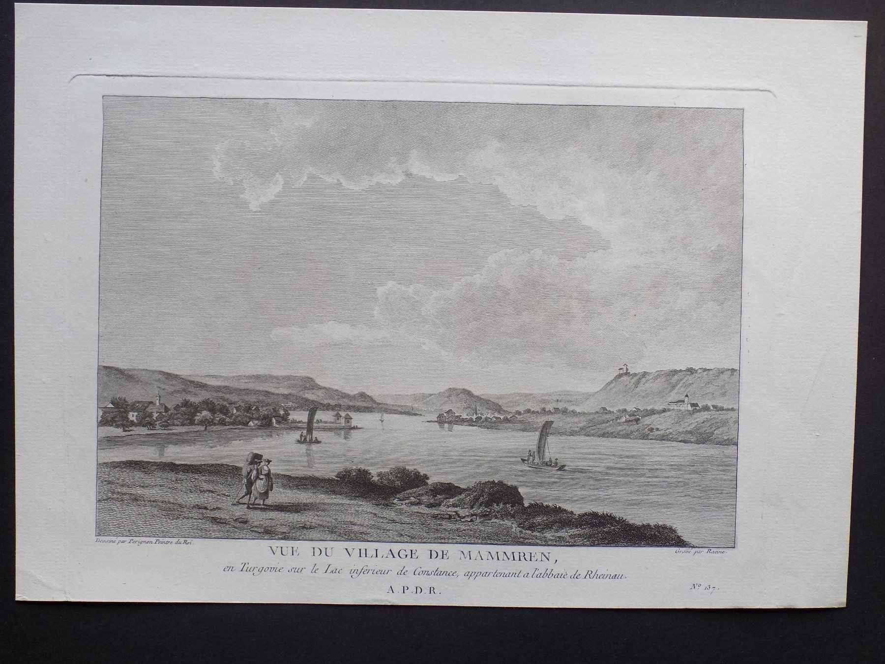 Stiche: Vue de Mammern Bodensee – Gebraucht aus Risch von Rischli15