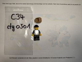 Legofigur   cty0501	 Police - City Burglar   /C34