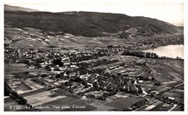 Le Landeron. Vue prise d'avion
