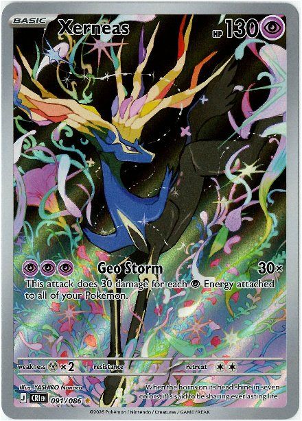 Pokémon Carte collezionabili: Xerneas (CRI 091) – Usato da  venduto da