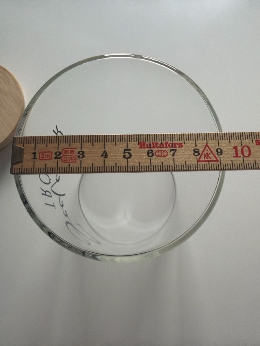 Bicchieri: Vorratsglas Glas mit Holzdeckel selten benutzt – Usato da Sursee venduto da Steffi_2020 2