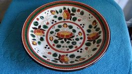 Handbemalte Vintage Keramik Schale A. Gerber Langnau!