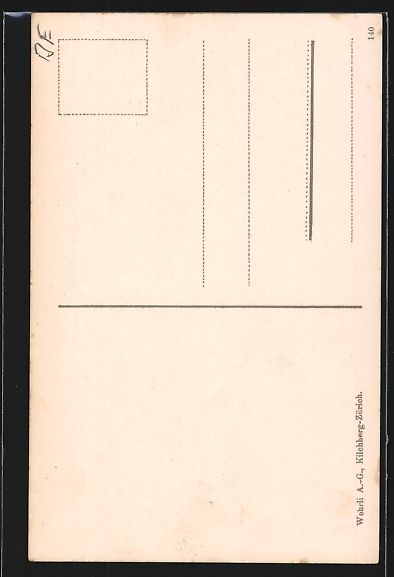 Cartoline postali: Grindelwald, Strassenpartie mit Kirche,  – Usato da Berlin venduto da bartko-reher 1