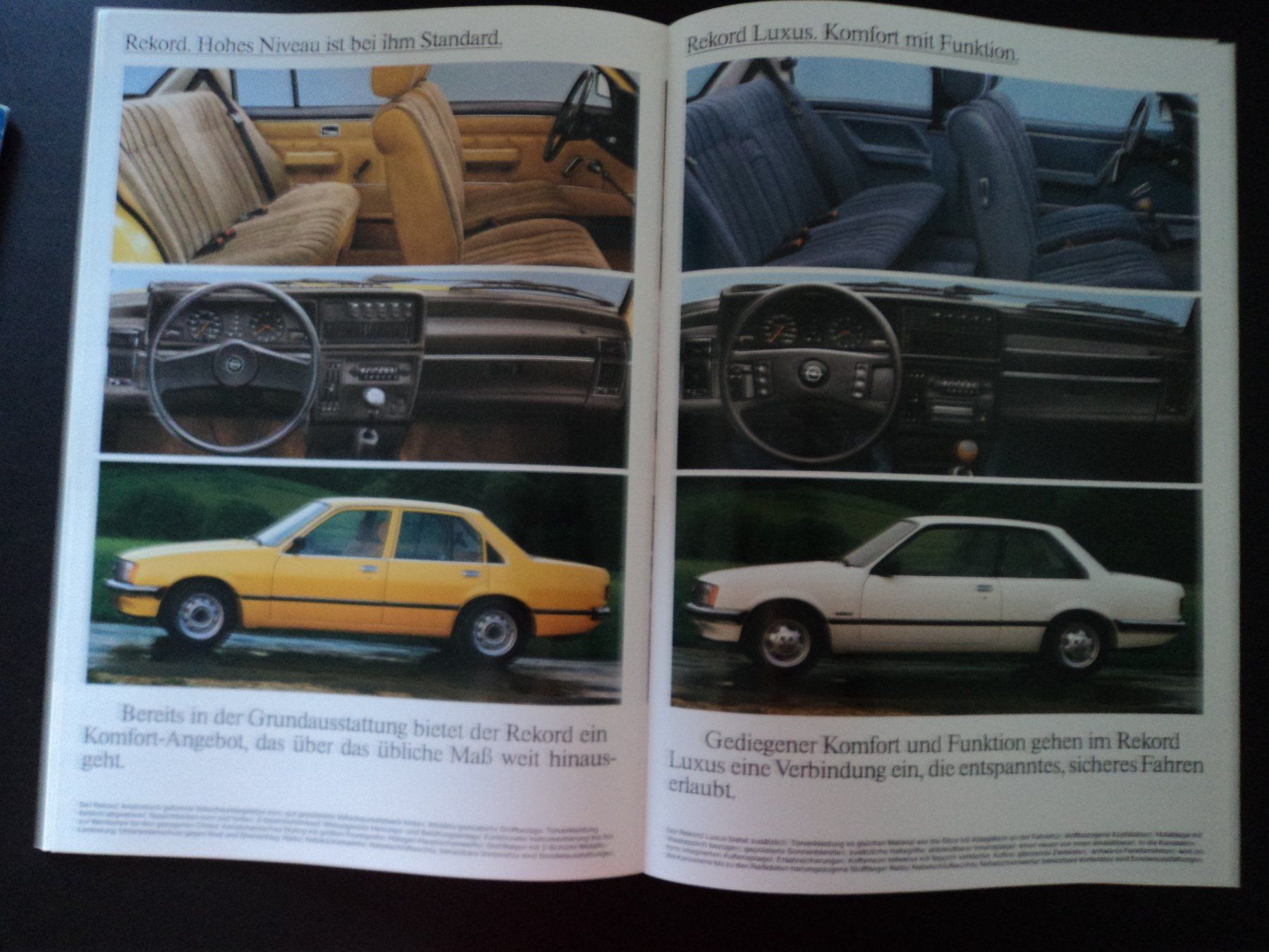 Opel Documenti: Prospekt Opel Rekord 1981 – Usato da Schwarzenburg venduto da modelCARama 6