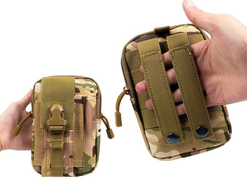 Taktische Bauchtasche 2er-Pack – Militär-Hüfttasche Mit US-Patch, Wasserabweisend, Verstellbar, Für Outdoor & Sport