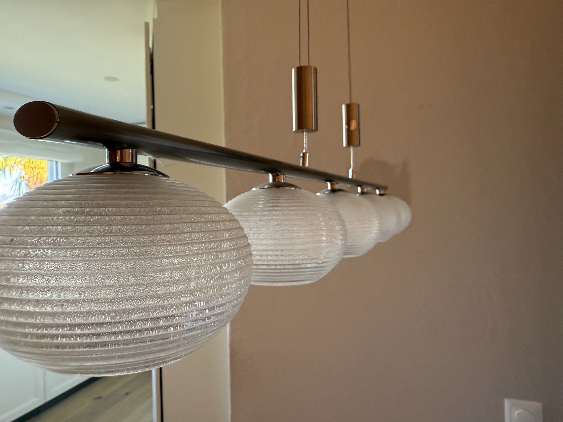 Lampadari & plafoniere: Esstisch Pendelleuchte mit 5 Kristallgläser – Usato da Eggenwil venduto da Lissi82 6