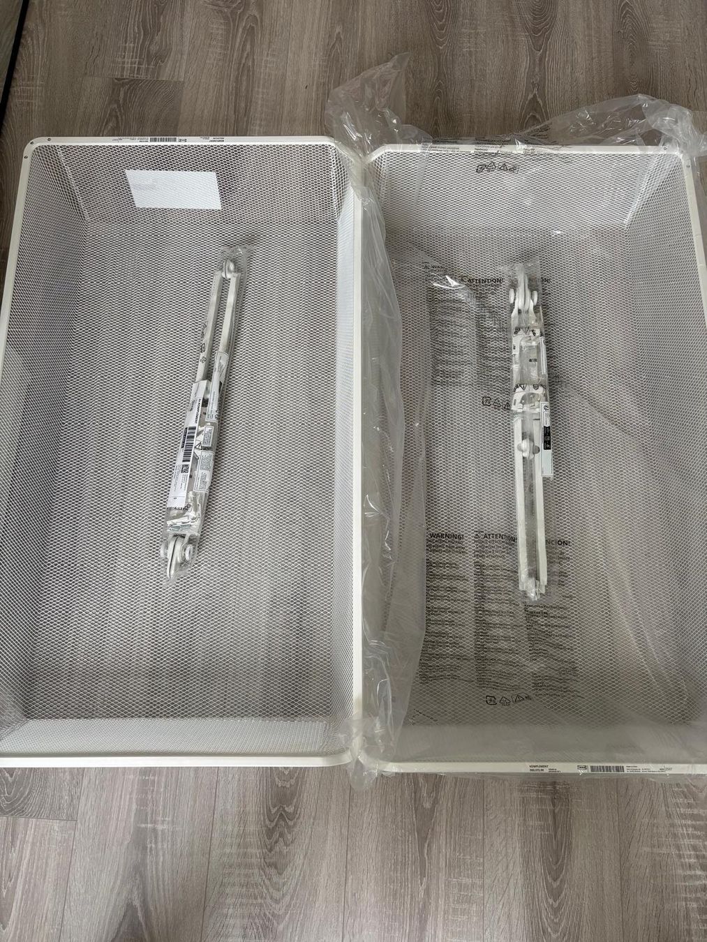 Ikea Komplement Drahtkörbe, 2 Stk., neu, originalverpackt (Gebraucht) in Wolfhausen für CHF 28 – nur Abholung auf Ricardo kaufen