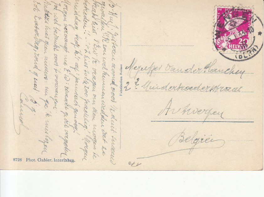 Cartoline postali: Lauterbrunnental 1933 – Usato da Bürglen TG venduto da StampGraf 1