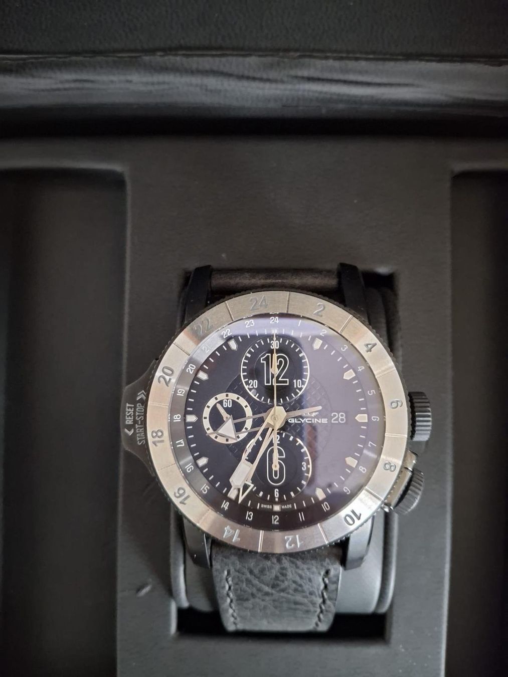 Glycine Orologi: NEU GLYCINE AUTOMATIC CHRONOGRAPH FULL SET GARANTIE – Nuovo e nell'imballaggio originale da Neftenbach venduto da Taschen-Uhren 4