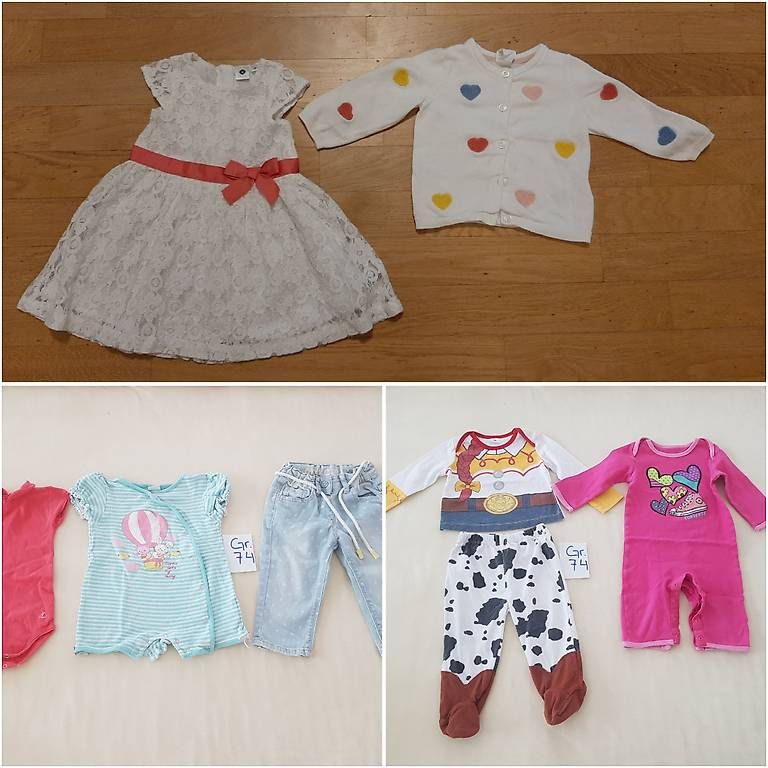 Lotti & Set di vestiti: Kleiderpaket gr. 74 (8 Teile) – Usato da Bern venduto da dmanci