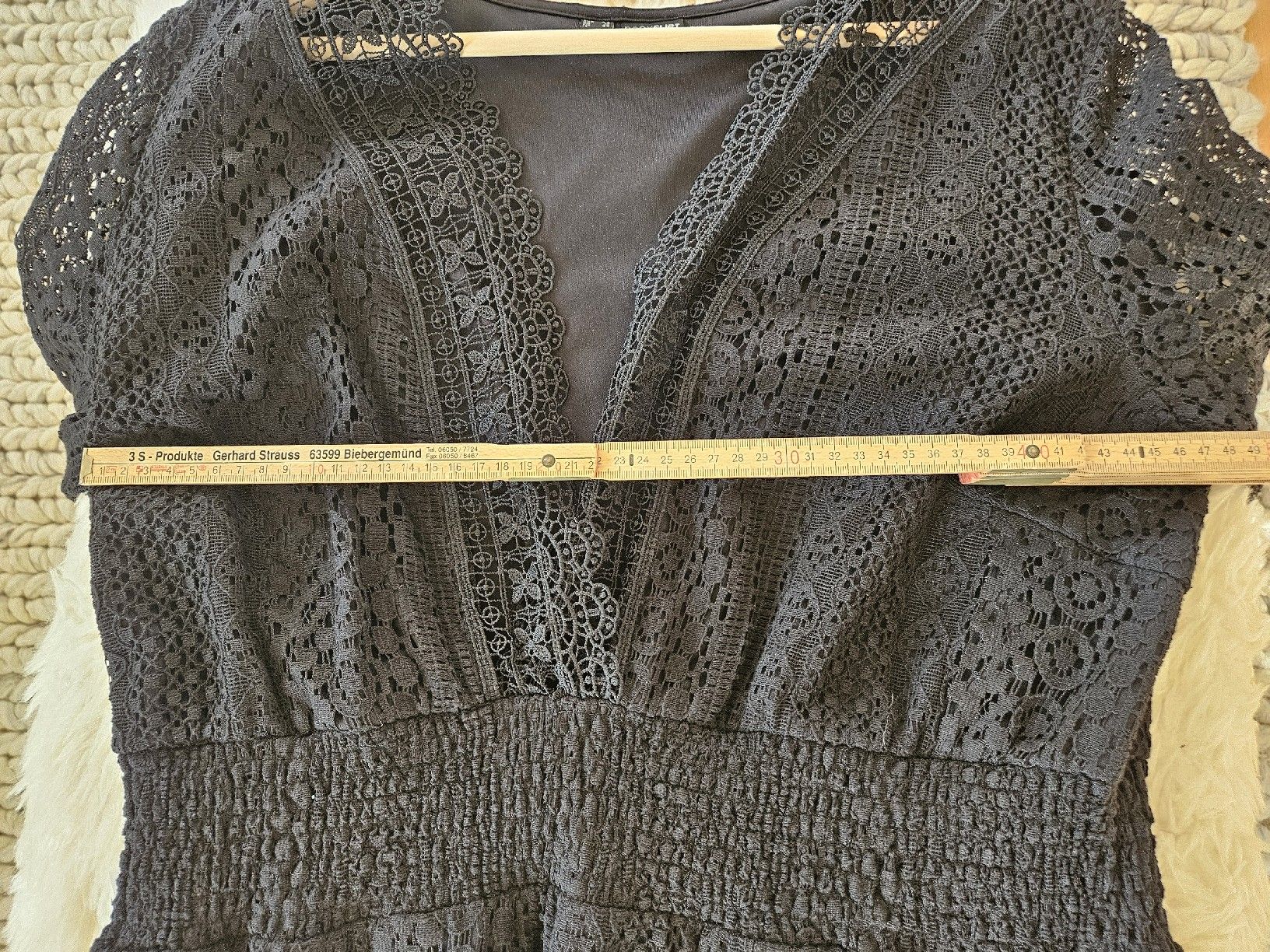 Kleider: Schwarzes Spitzenkleid Bodyflirt, Gr. 44, Boho – Gebraucht aus Wettingen von Sk8ertomda 3