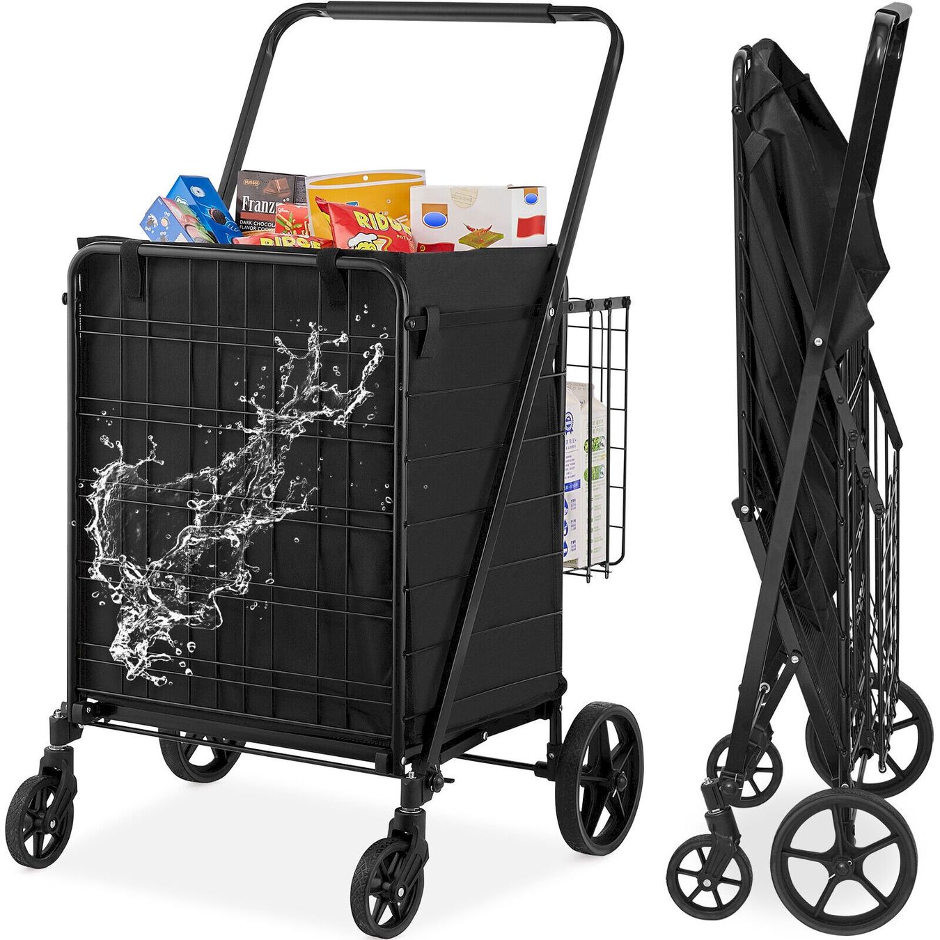 Autres articles pour la maison: VEVOR Einkaufstrolley Klappbar schwarz – Neuf avec emballage d'origine à Bottighofen par zaap