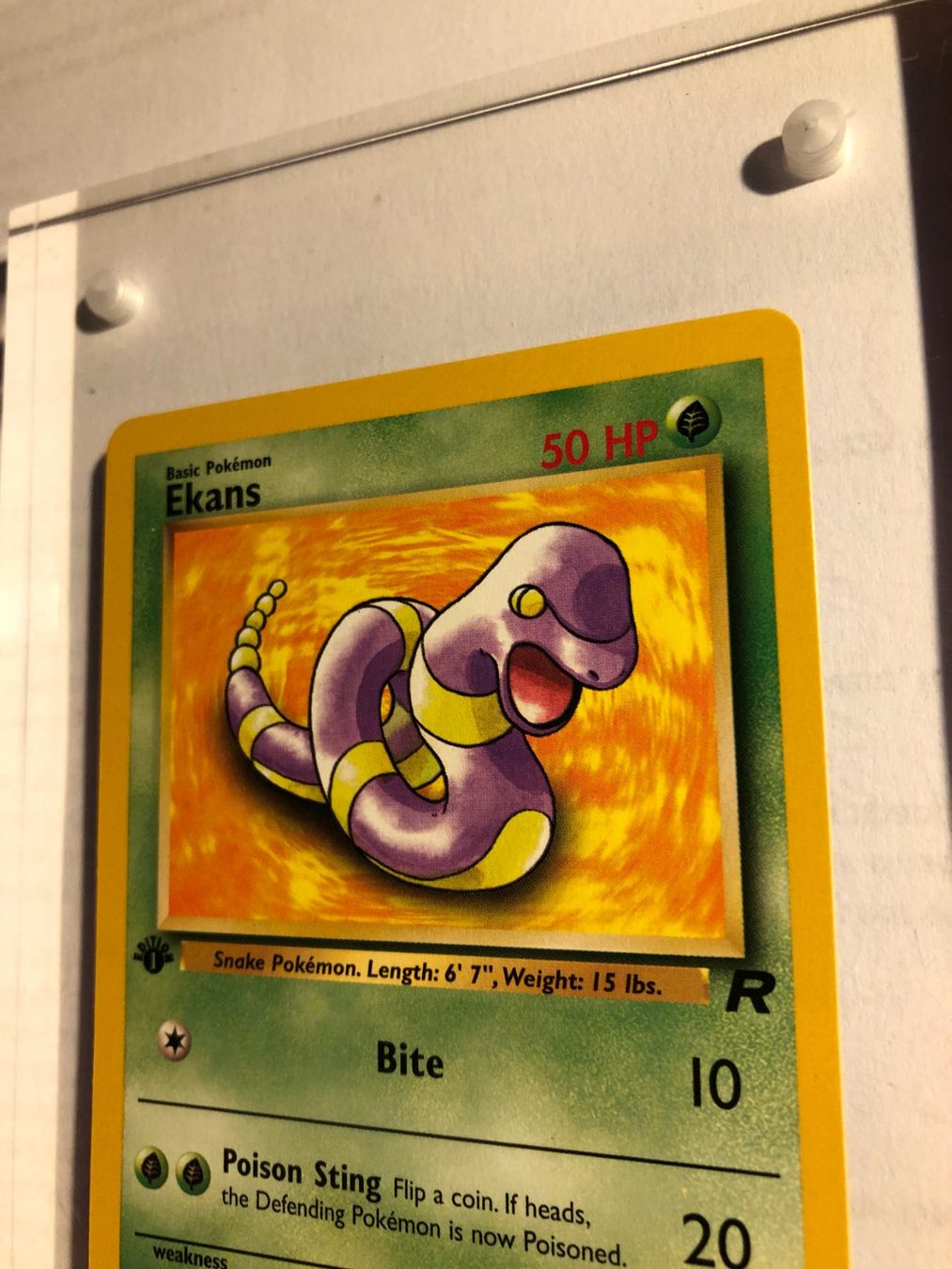Carte collezionabili: Ekans 1st Team Rocket - MINT - ab 1.- – Usato da Giubiasco venduto da dan_pr8b 3