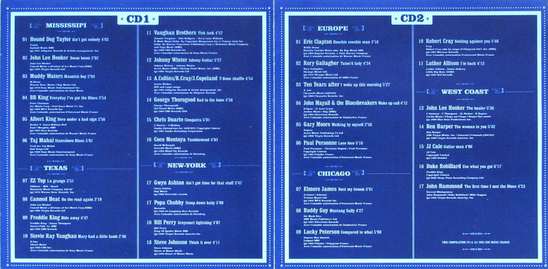 CD: original BLUES GUITAR HEROES 2003 2 CDs – Usato da Lohn-Ammannsegg venduto da rrrikko 1