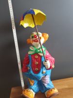Clown Figur Pappmaché 50cm hoch 🤡 Deko