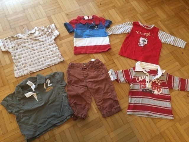 Lotti & Set di vestiti: Kleiderpaket 6-teilig Junge Grösse 68 – Usato da Emmen venduto da Aribini