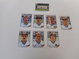 Panini Album Mexiko 86/1986 8 Sticker Deutschland