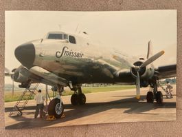 DC-4 Swiss Air Lines HB ILI 50 Jahre Transatlantik Jubiläum