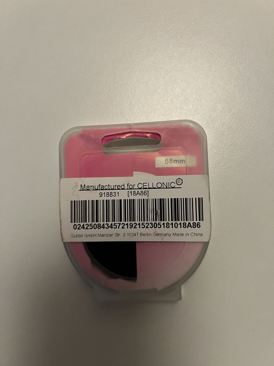 Filtri: Cellonic ND8 Filter 58mm, Graduated Lens Filter – Usato da Unterengstringen venduto da Sehr1986 1