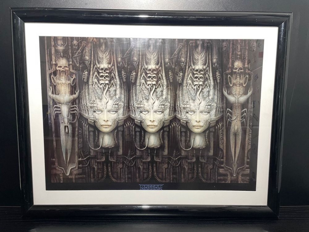 H.R. Giger Li II gerahmter Kunstdruck - Selten! (Gebraucht) in ...