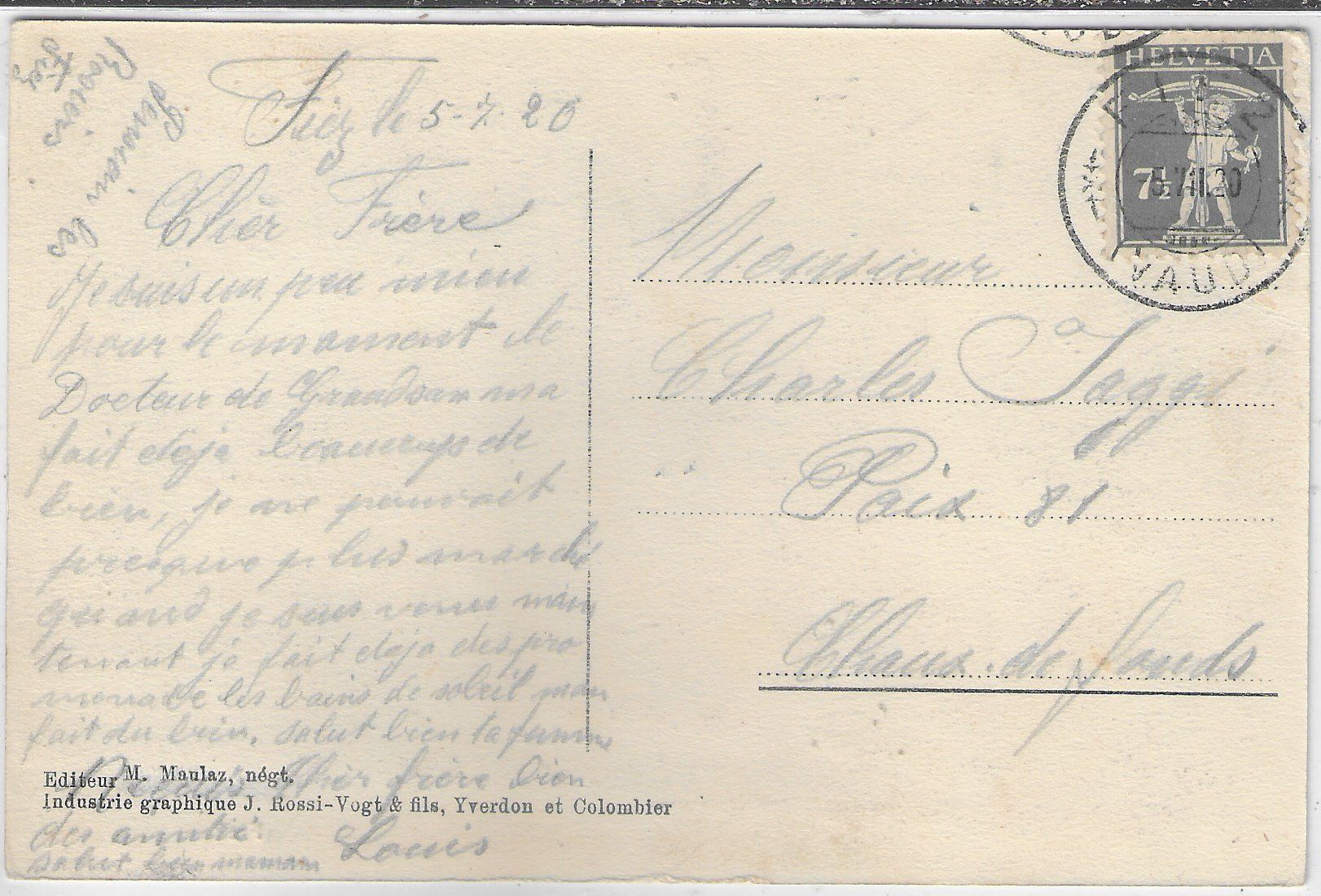Cartoline postali: Fiaz - Vue generale – Difettoso da Ettingen venduto da Kartenplanet 1