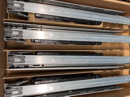 6 Paar Blum Legrabox Korpusschiene 70kg Nennlänge 500mm