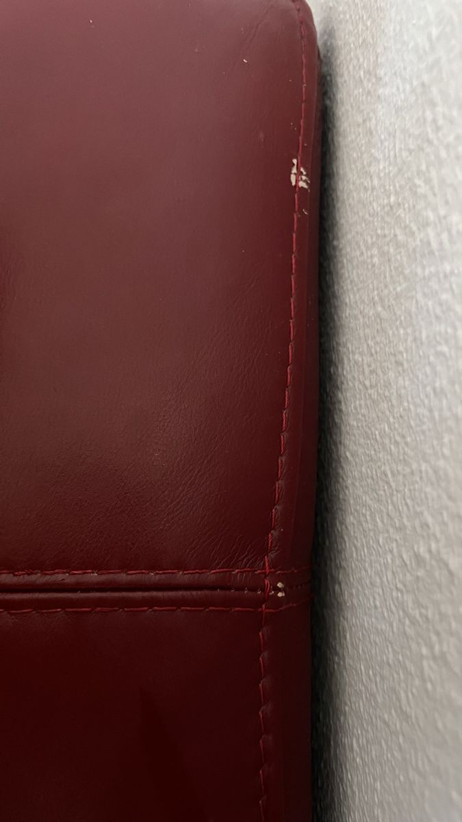 Sofas: Leather Sofa in Red, Two-Seater – Gebraucht aus Basel von jas_h9g2 6