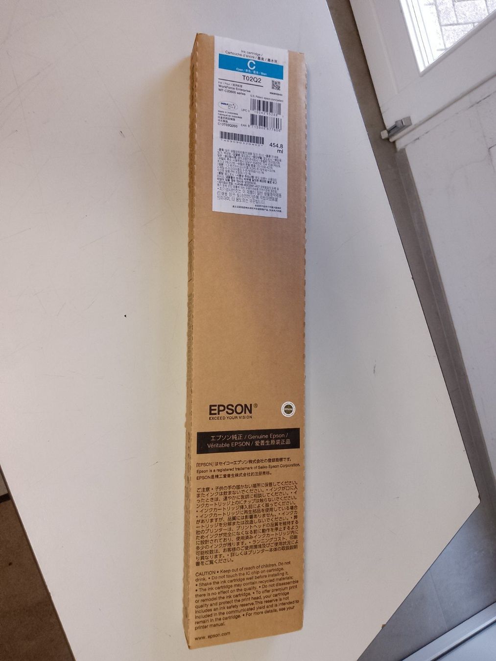 Epson Cartucce per stampanti & toner: Epson WorkForce Enterprise WF-C20600 cyan Patrone, T02Q2 – Nuovo e nell'imballaggio originale da Glattbrugg venduto da copytron 1
