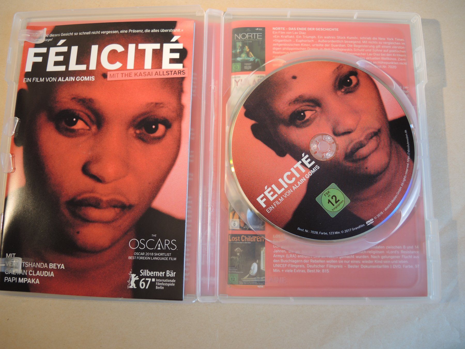 Tutti i DVDs: Félicité - Oscarnominierter Film DVD – Usato da Rorschach venduto da maeck8 1