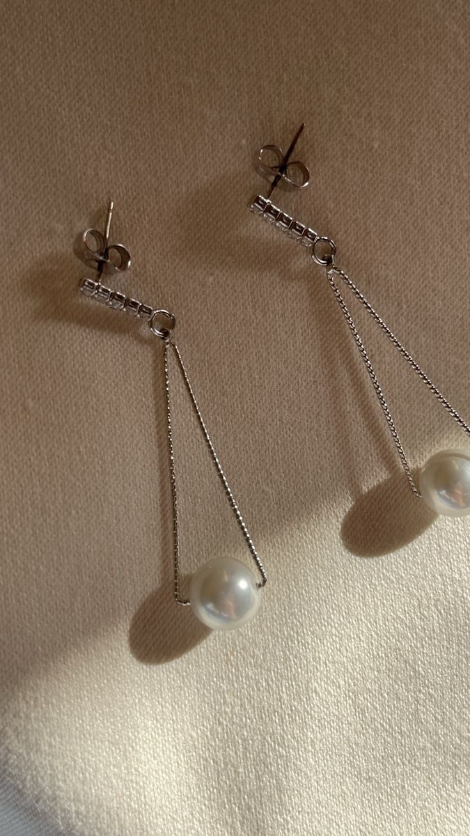 Boucles d'oreille: Orecchini pendenti con perle sintetiche e strass – Neuf (Voir description) à Lugano par yul_fhg2 5