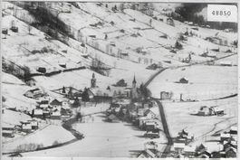 Flugaufnahme Alt St. Johann im Winter