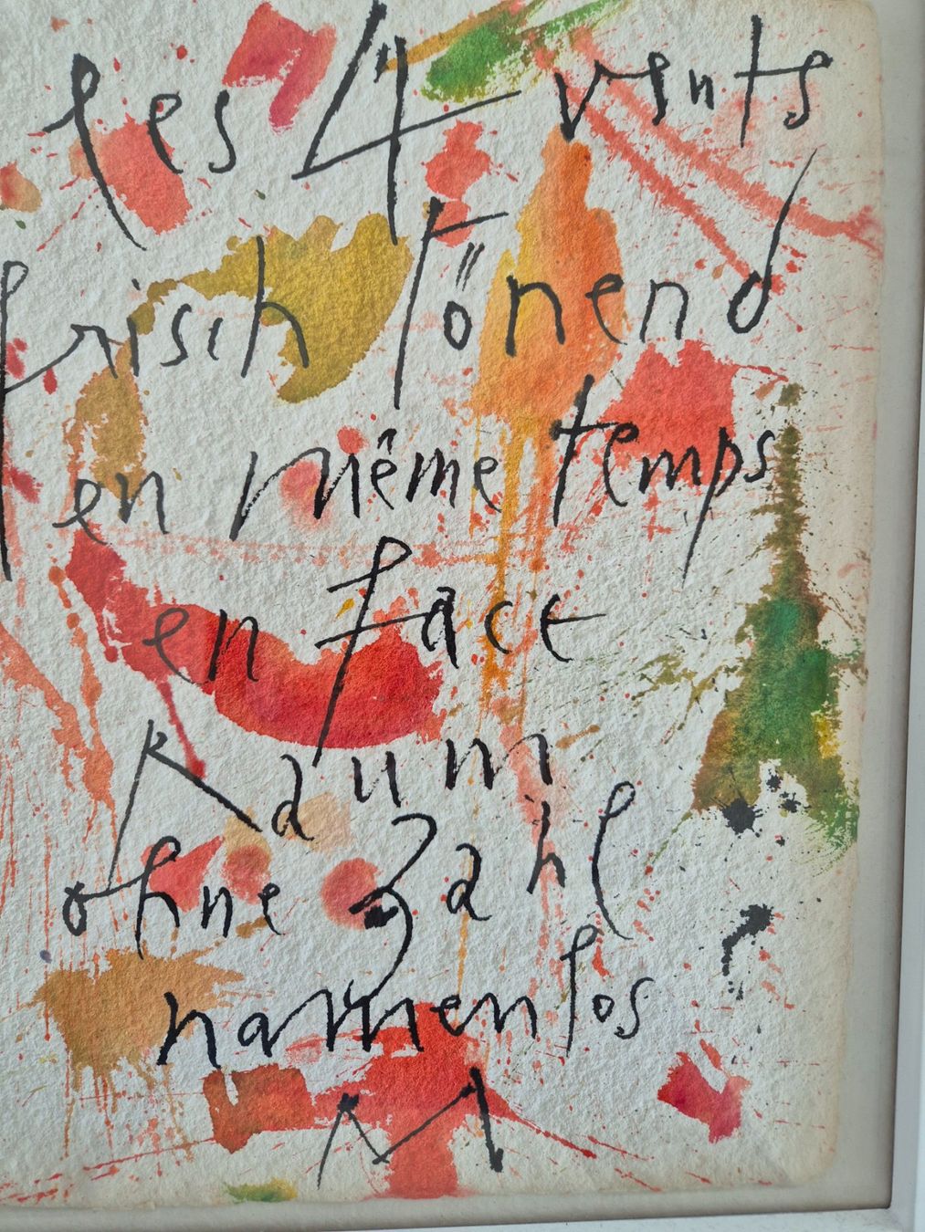 Dipinti: Rudolf Mumprecht, Original, Mischtechnik, signiert – Usato da Worb venduto da sonderblume07 1