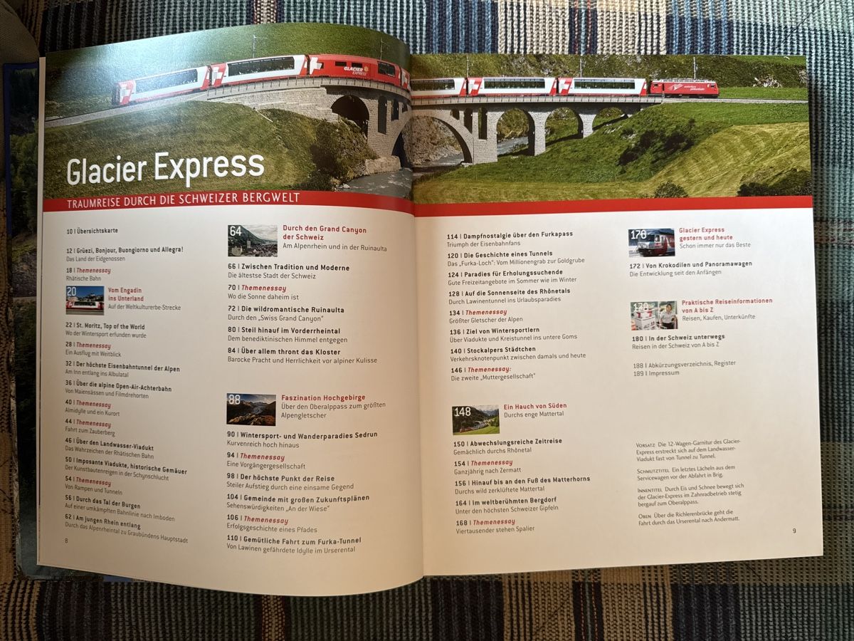 Libri: Glacier Express - Traumreise durch die Schweizer Alpen. (58) – Usato da Eschenz venduto da Belladog 4