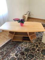 Wohnzimmertisch aus Holz mit Ablage gebraucht 1 Stk