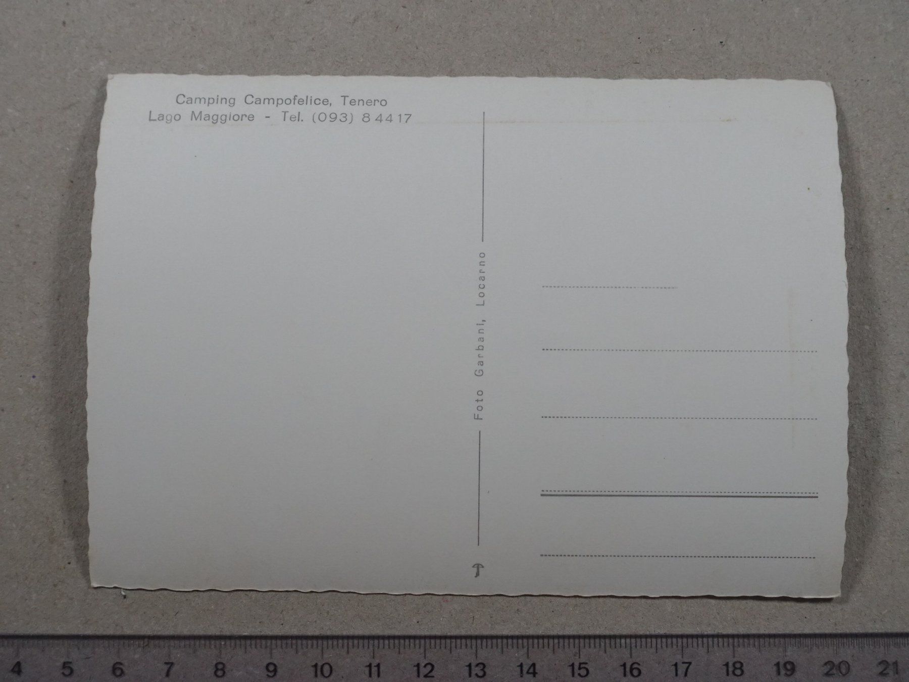 Cartoline postali: Tenero, Camping Campofelice – Usato da Lenzburg venduto da fh1 1