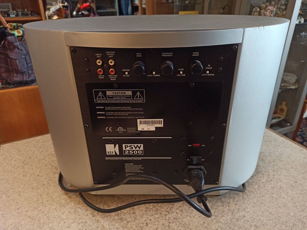 Subwoofer KEF PSW 2500 Kaufen auf Ricardo