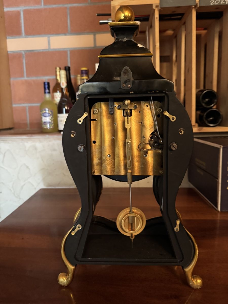 Orologi da terra & Orologi da parete: Pendule Le Castel schwarz goldfarben – Difettoso da St.Gallen venduto da davidmarceljud 4