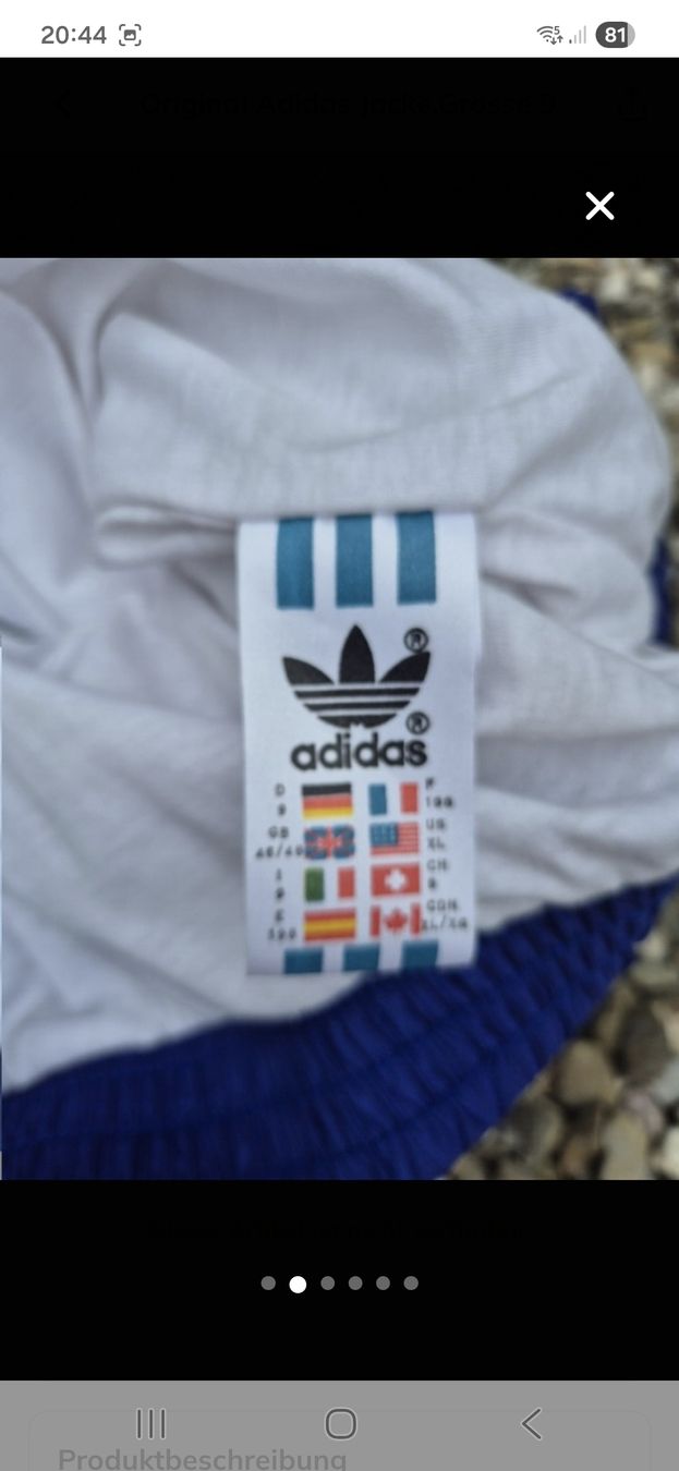 Adidas Jacken: Original Adidas Jacke, topzustand,Grösse 9 – Gebraucht aus Villmergen von MONCHHICHI 1
