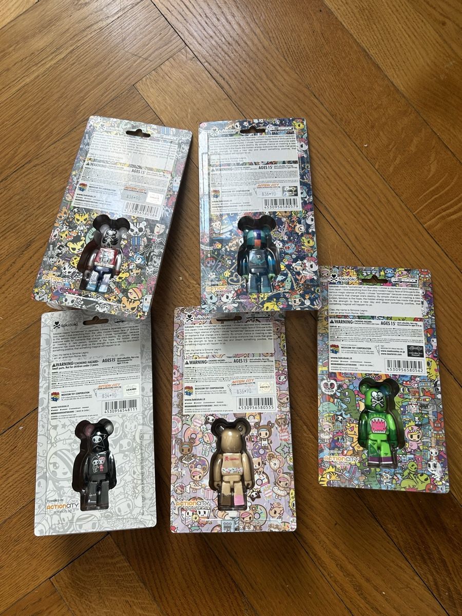 Medicom Toy Statuette: Bearbrick 100 % tokidoki special edition – Nuovo e nell'imballaggio originale da Lausanne venduto da regulaandjames 1