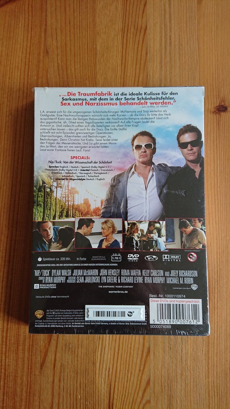 Tutti i DVDs: NIP TUCK Staffel 5 Teil 2 auf DVD – Nuovo e nell'imballaggio originale da Wilderswil venduto da Exebub 1