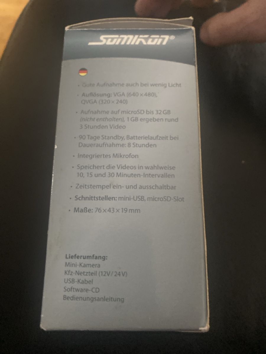 Fotocamera: Sumikon DSC-32.mini Sicherheitskamera neuwertig – Nuovo (secondo la descrizione) da Birsfelden venduto da Blaetzbums97 2