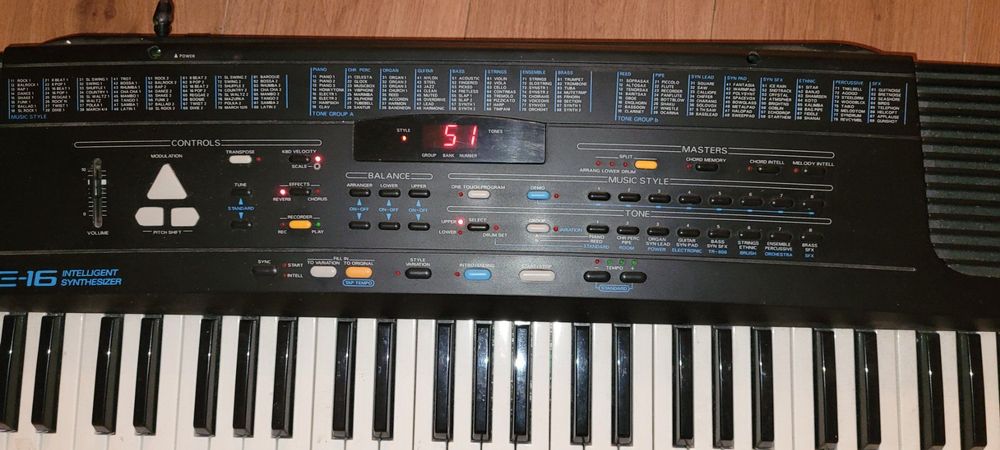 12V Roland E-16 Keyboard-compatible replacement power supply