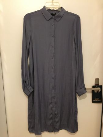Maxihemdblusenkleid VILA- Dänische Mode Gr S =92Brustumfang