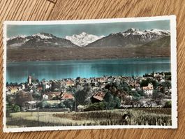 Antike Postkarte Morges unbeschrieben