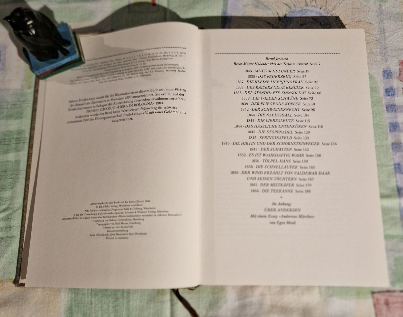 Libri: Mutter Holunder - 21 Märchen aus dem Teekessel H.C. Andersen – Usato da Zürich venduto da silver-team 3