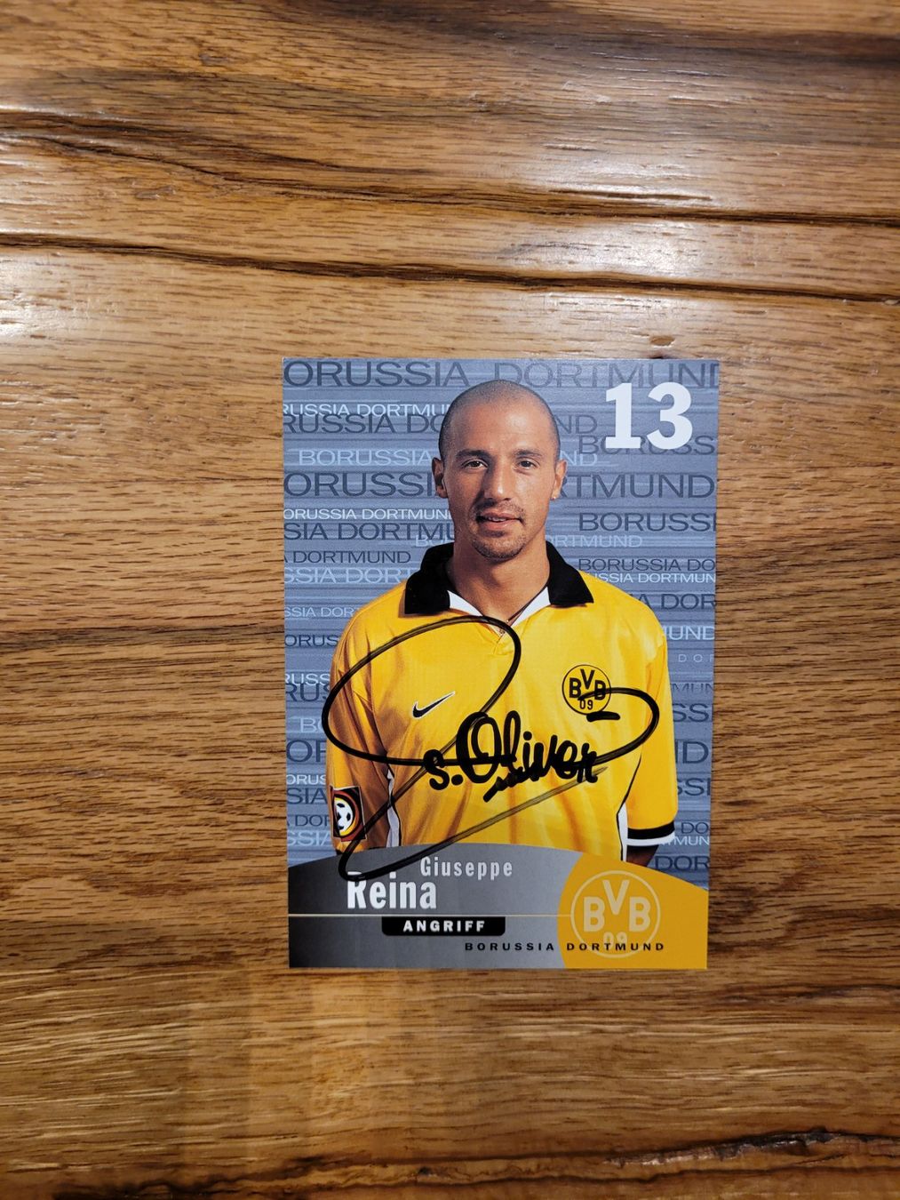 Autografi: Autogrammkarte Giuseppe Reina / handsigniert / BVB – Nuovo (secondo la descrizione) da Luzern venduto da Drsnoeggels