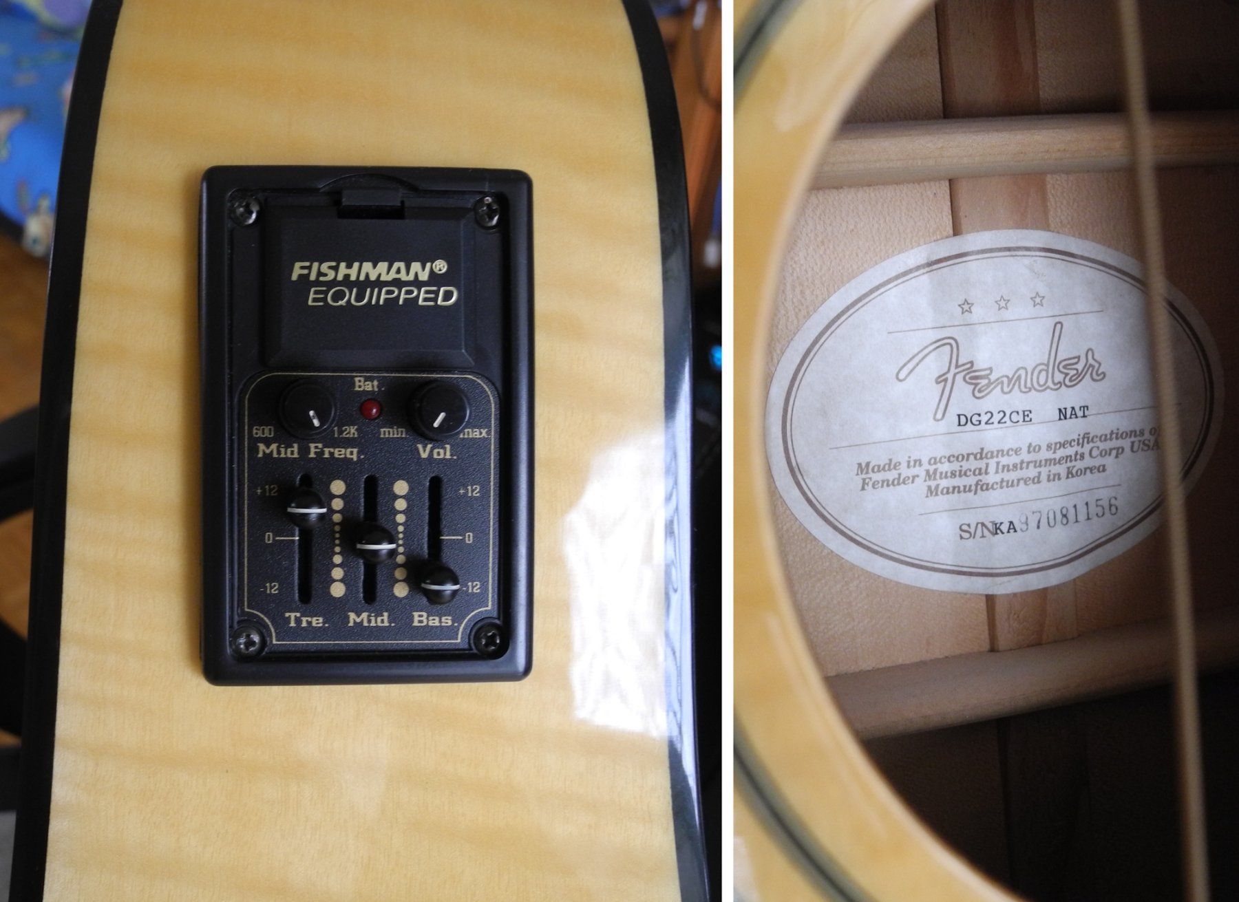 Strumenti musicali: Fender Western Gitarre, akustisch/elektrisch – Usato da Niederhasli venduto da elise_sr2 3