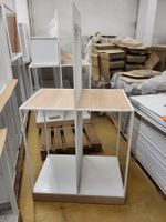 Doppelseitiges Ausstellungsmöbel Holz/Metall